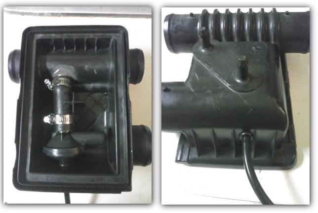 Turbo Dodge Air Cleaner Housing Integrated Blow Off Valve